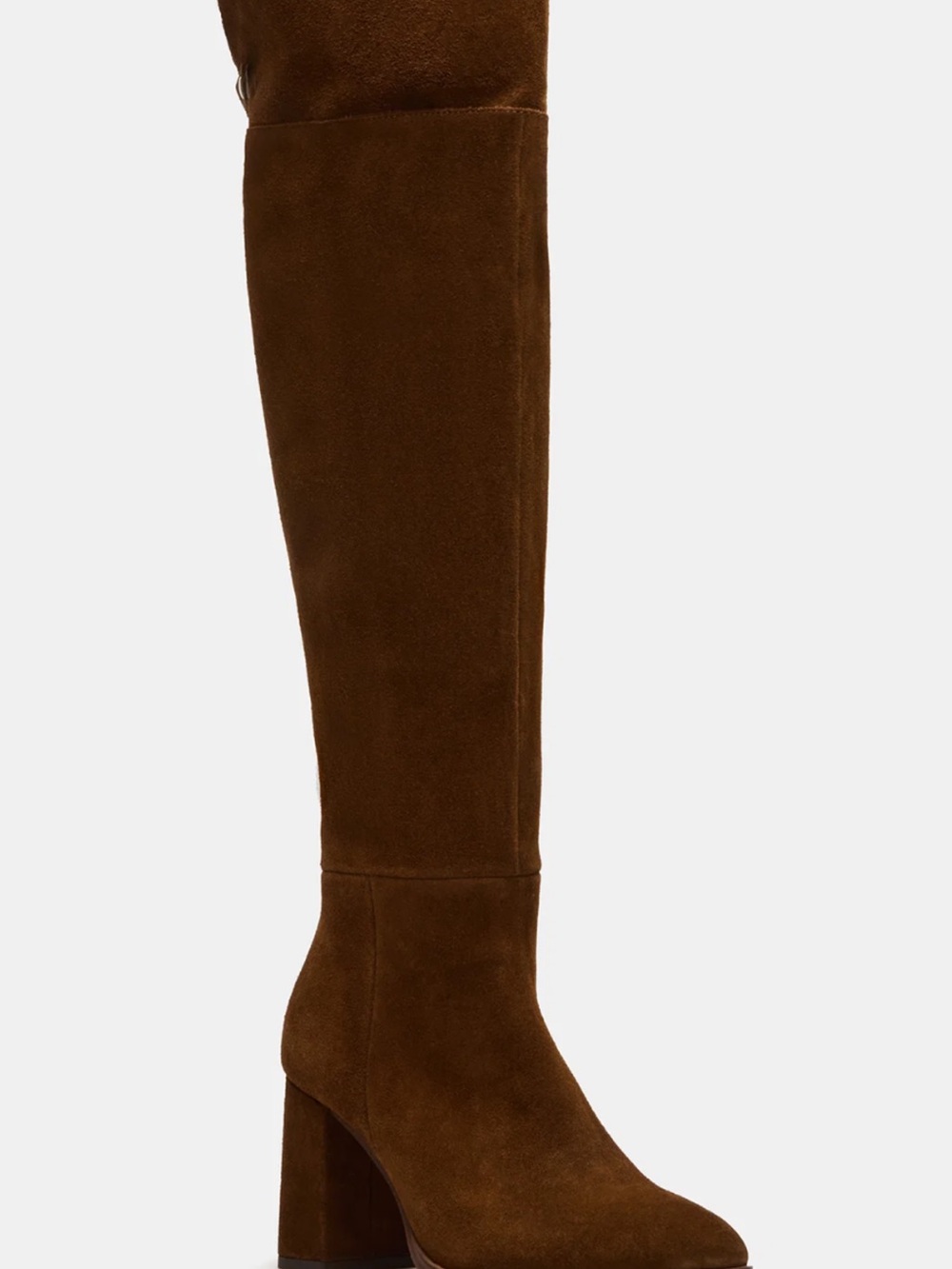 Steve Madden Women's Chocolate Brown Suede Over-the-Knee Boot 9.5